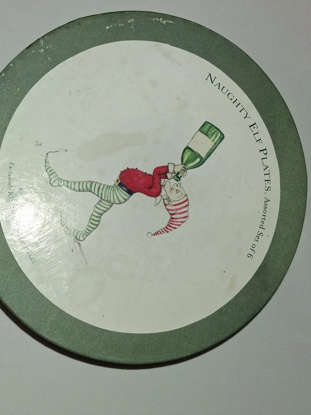 - Holiday Party Naughty Elf Plates